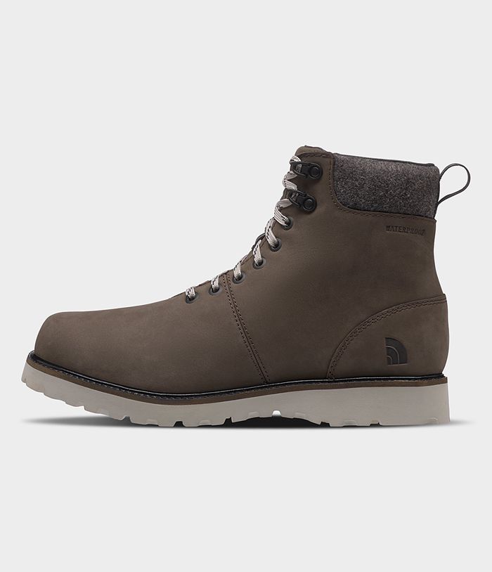 Botas The North Face Hombre Work To Wear Lace Wp - Colombia DTBHAC274 - Marrones